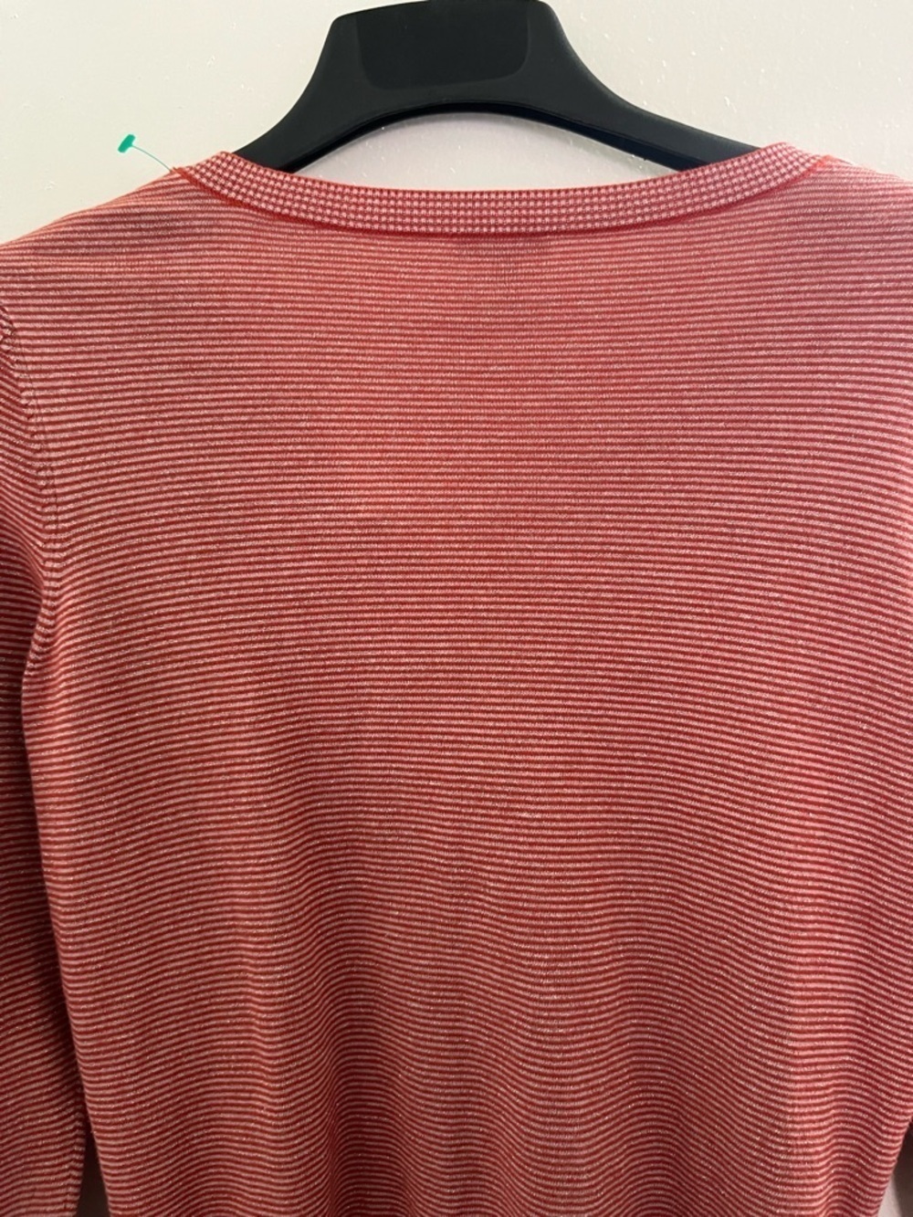 Talbots Rose-Striped Button Cardigan - Picture 7 of 7
